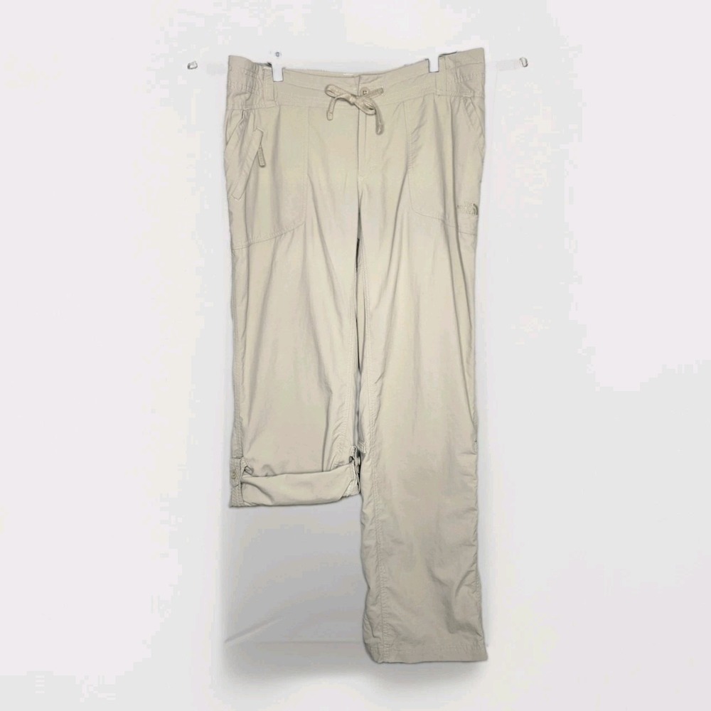 The North Face Horizon Tempest Roll-Up Pants Tan Khaki Hiking Women's Size 12